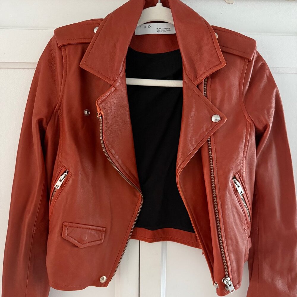 Iro Ashville Leather Jacket - Size 38